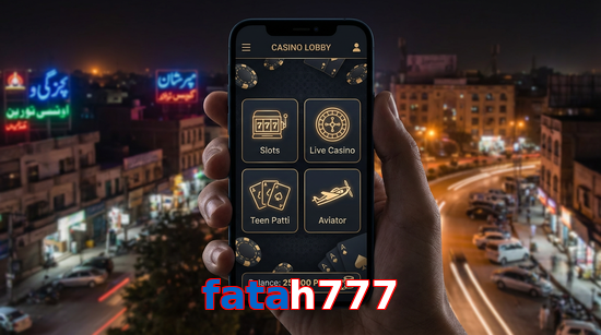 Main screen of Fatah777 app page for PK players